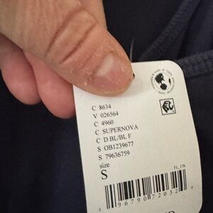 Free People navy blue jumpsuit/lounger NWT